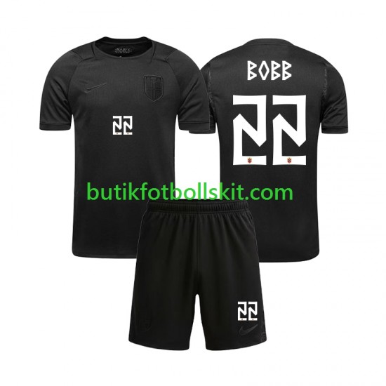 Norge Oscar Bobb 22 Barn Borta Matchtröja World Cup 2026 Kortärmad