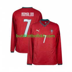 Portugal Cristiano Ronaldo 7 Män Hemma Matchtröja World Cup 2026 Långärmad