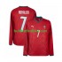 Portugal Cristiano Ronaldo 7 Män Hemma Matchtröja World Cup 2026 Långärmad