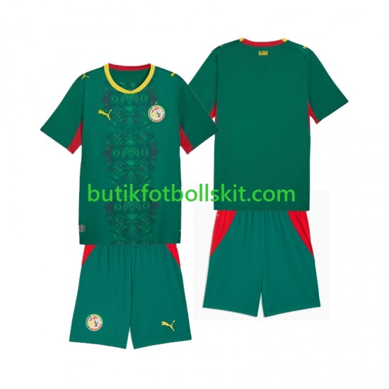 Senegal Barn Borta Matchtröja 2026 2027 Kortärmad