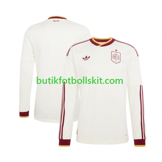 Spanien Män Borta Matchtröja World Cup 2026 Långärmad