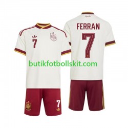 Spanien Ferran Torres 7 Barn Borta Matchtröja World Cup 2026 Kortärmad
