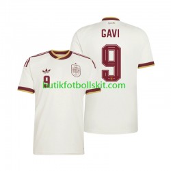Spanien Gavi 9 Män Borta Matchtröja World Cup 2026 Kortärmad