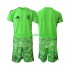 Spanien 6th Green color Målvakt Barn Matchtröja World Cup 2026 Kortärmad