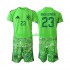 Spanien Unai Simon 23 6th Green color Målvakt Barn Matchtröja World Cup 2026 Kortärmad