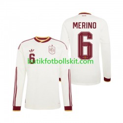Spanien Mikel Merino 6 Män Borta Matchtröja World Cup 2026 Långärmad