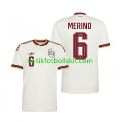 Spanien Mikel Merino 6 Män Borta Matchtröja World Cup 2026 Kortärmad