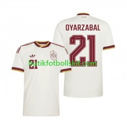 Spanien Mikel Oyarzabal 21 Män Borta Matchtröja World Cup 2026 Kortärmad