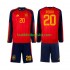Spanien Pedri 20 Barn Hemma Matchtröja World Cup 2026 Långärmad