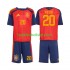 Spanien Pedri 20 Barn Hemma Matchtröja World Cup 2026 Kortärmad