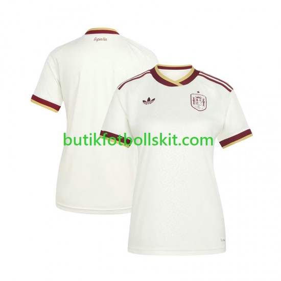 Spanien Kvinnor Borta Matchtröja World Cup 2026 Kortärmad