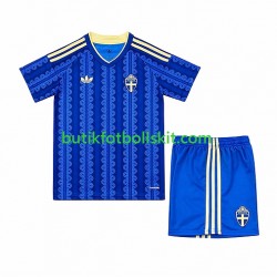 Sverige Barn Borta Matchtröja World Cup 2026 Kortärmad