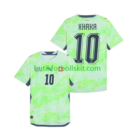 Schweiz Granit Xhaka 10 Män Borta Matchtröja World Cup 2026 Kortärmad