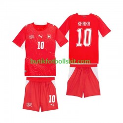 Schweiz Granit Xhaka 10 Barn Hemma Matchtröja World Cup 2026 Kortärmad Schweiz Granit Xhaka 10 Barn Hemma Matchtröja World Cup 2026 Kortärmad