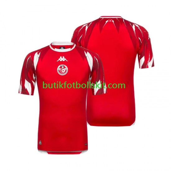 Tunisien Män Borta Matchtröja World Cup 2026 Kortärmad