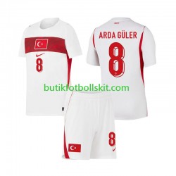 Turkiet Arda Guler 8 Barn Borta Matchtröja World Cup 2026 Kortärmad