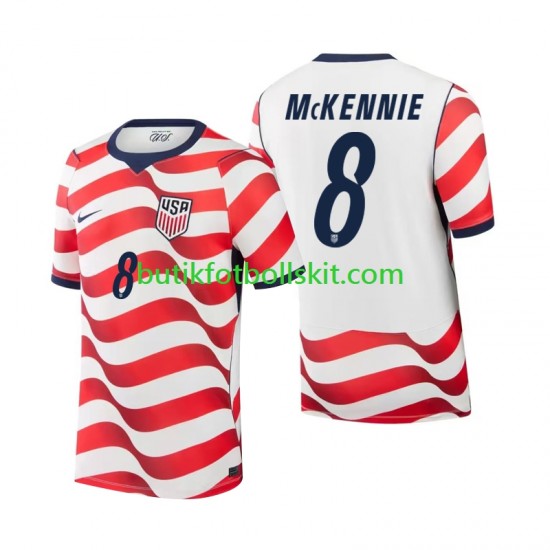 USA Weston McKennie 8 Män Hemma Matchtröja World Cup 2026 Kortärmad