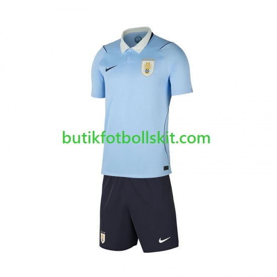 Uruguay Barn Hemma Matchtröja World Cup 2026 Kortärmad