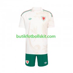 Wales Barn Borta Matchtröja World Cup 2026 Kortärmad