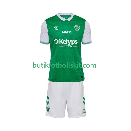 AS Saint-Etienne Barn Hemma Matchtröja 2025/26 Kortärmad