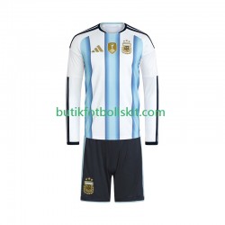 Argentina Barn Hemma Matchtröja World Cup 2026 Långärmad