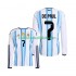 Argentina Rodrigo De Paul 7 Män Hemma Matchtröja World Cup 2026 Långärmad