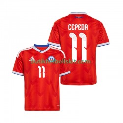 Chile Lucas Cepeda 11 Män Hemma Matchtröja 2026 Kortärmad