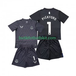 Everton Pickford 1 Målvakt Barn Borta Matchtröja 2025/26 Kortärmad