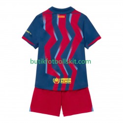 FC Barcelona Barn Fjärdes Matchtröja 2025/26 Kortärmad