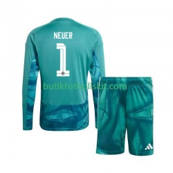 Tyskland Manuel Neuer 1 Målvakt Barn Hemma Matchtröja World Cup 2026 Långärmad