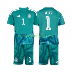 Tyskland Manuel Neuer 1 Målvakt Barn Hemma Matchtröja World Cup 2026 Kortärmad
