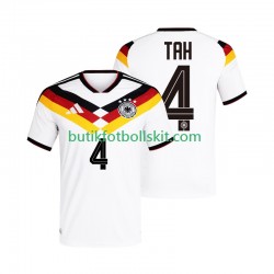 Tyskland Jonathan Tah 4 Män Hemma Matchtröja World Cup 2026 Kortärmad