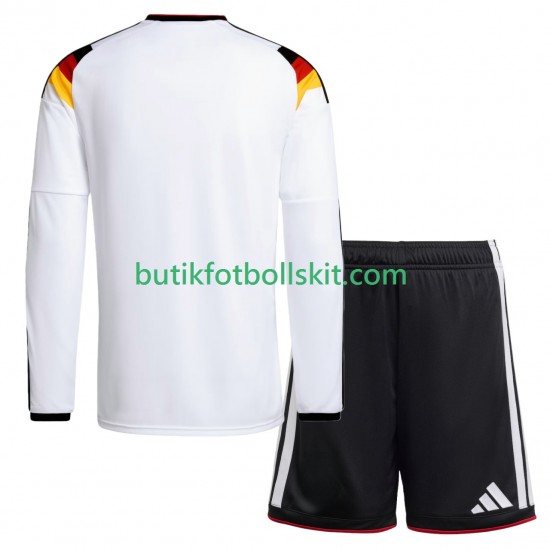 Tyskland Barn Hemma Matchtröja World Cup 2026 Långärmad