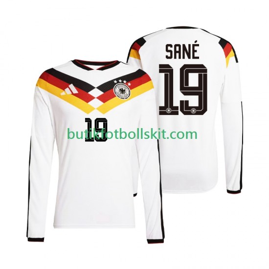 Tyskland Leroy Sane 19 Män Hemma Matchtröja World Cup 2026 Långärmad