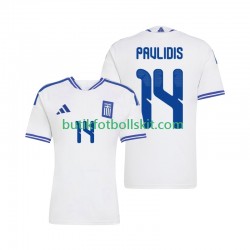 Grekland Vangelis Pavlidis 14 Män Hemma Matchtröja 2026 Kortärmad