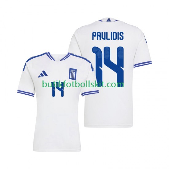 Grekland Vangelis Pavlidis 14 Män Hemma Matchtröja 2026 Kortärmad