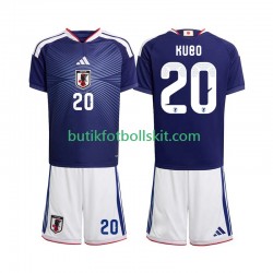 Japan Kubo 20 Barn Hemma Matchtröja World Cup 2026 Kortärmad