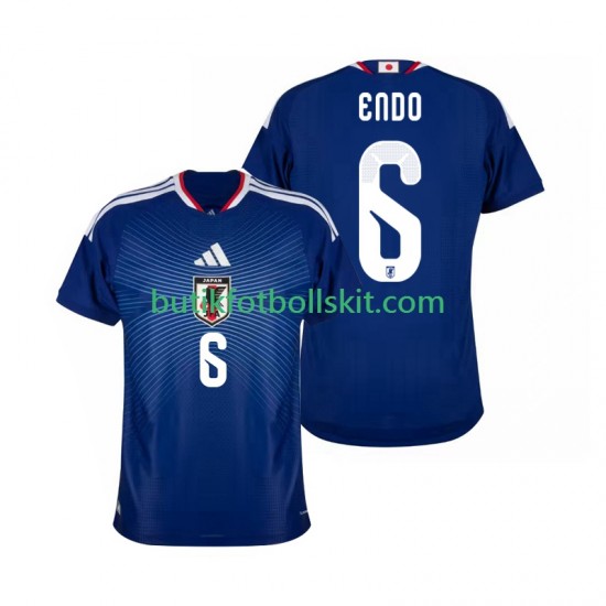 Japan Wataru Endo 6 Män Hemma Matchtröja World Cup 2026 Kortärmad