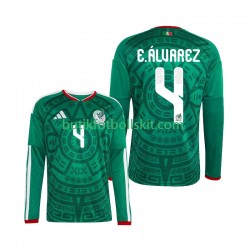 Mexiko Edson Alvarez 4 Män Hemma Matchtröja World Cup 2026 Långärmad