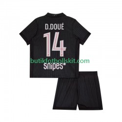 Paris Saint-Germain Desire Doue 14 Barn Fjärdes Matchtröja 2025/26 Kortärmad
