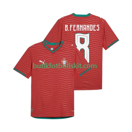 Portugal Bruno Fernandes 8 Män Hemma Matchtröja World Cup 2026 Kortärmad