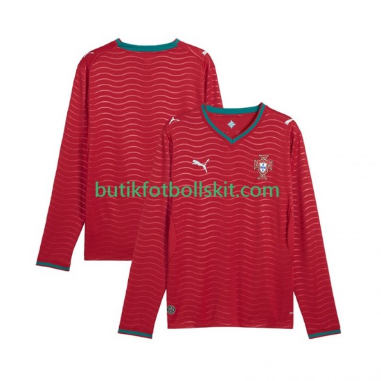 Portugal Män Hemma Matchtröja World Cup 2026 Långärmad
