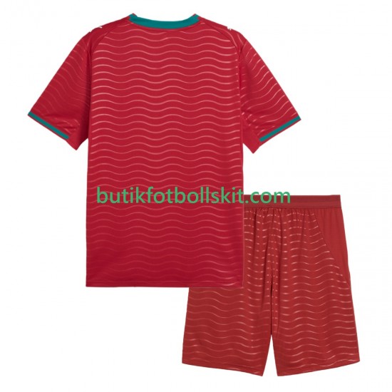 Portugal Barn Hemma Matchtröja World Cup 2026 Kortärmad