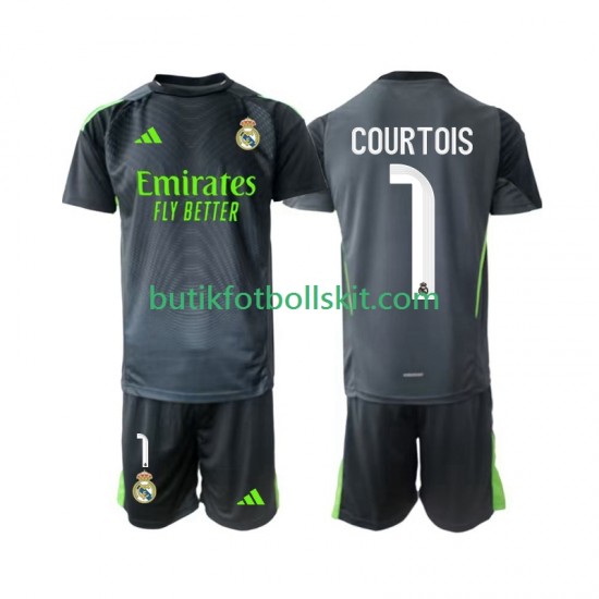 Real Madrid Thibaut Courtois 1 Målvakt Barn Tredje Matchtröja 2025/26 Kortärmad