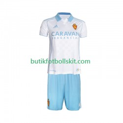 Real Zaragoza Barn Hemma Matchtröja 2025/26 Kortärmad