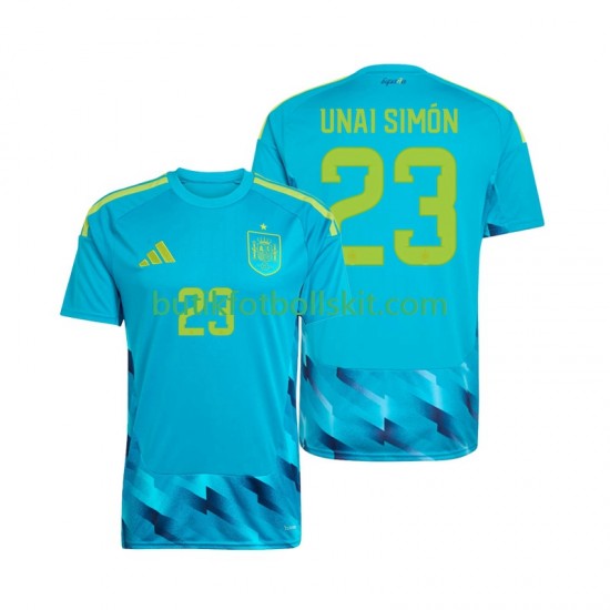 Spanien Unai Simon 23 Målvakt Män Hemma Matchtröja World Cup 2026 Kortärmad