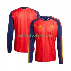 Spanien Män Hemma Matchtröja World Cup 2026 Långärmad