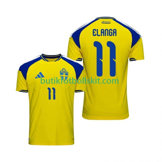 Sverige Anthony Elanga 11 Män Hemma Matchtröja 2026 Kortärmad