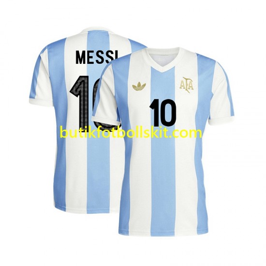 Argentina Lionel Messi 10 50 Anniversary Män Hemma Matchtröja Kortärmad