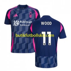 Nottingham Forest Chris Wood 11 Män Borta Matchtröja 2024/25 Kortärmad